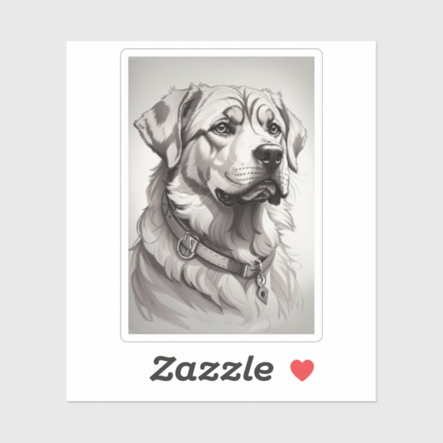 Labrador Dog Sticker (Sheet)