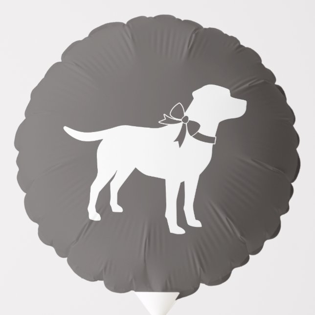 Labrador Dog Theme Baby Shower Gender Neutral Balloon (Front)