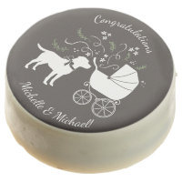 Labrador Dog Theme Baby Shower Gender Neutral Chocolate Covered Oreo