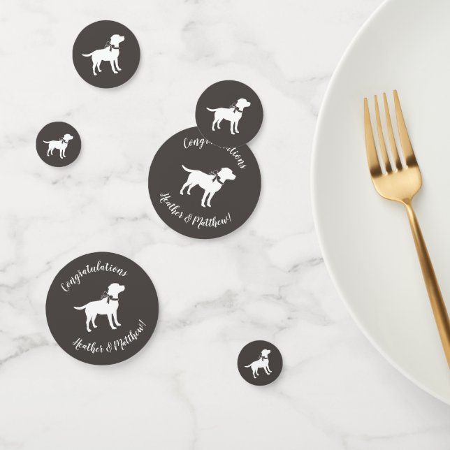 Labrador Dog Theme Baby Shower Gender Neutral Confetti (Group)