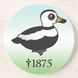 Labrador Duck (RIP) Sandstone Drink Coaster