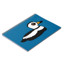 Labrador Duck (swim) Photo Notebook (6.5