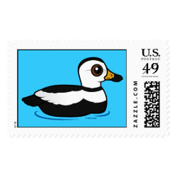 Labrador Duck (swim) Large Stamp 2.5