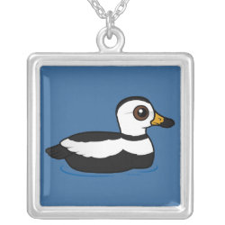 Labrador Duck (swim) Large Necklace