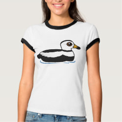 Labrador Duck (swim) Ladies Ringer T-Shirt