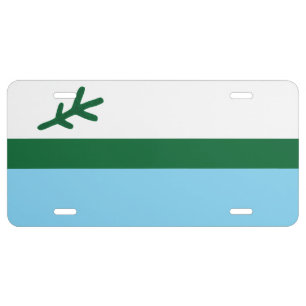 Labrador Flag License Plate