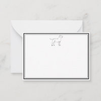 Labrador Flat Note Cards