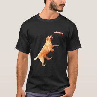 Labrador Frisbee Graphic Canadian Fishing Print Do T-Shirt