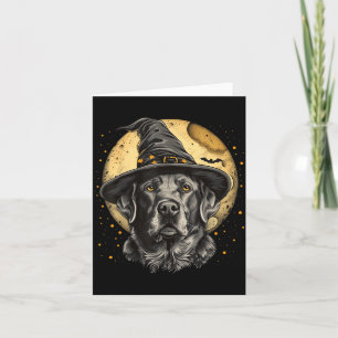 Labrador Halloween Funny Cute Dog Black Lab Mom Card