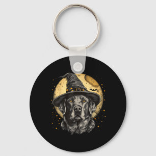 Labrador Halloween Funny Cute Dog Black Lab Mom Keychain