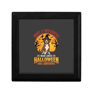 Labrador Halloween Grandma Dog Design_1 Gift Box