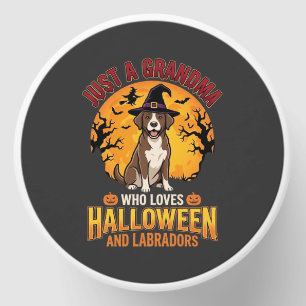 Labrador Halloween Grandma Dog Design_1 Mini Candle Favors