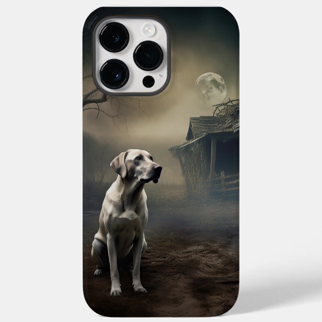 Labrador Halloween Scary Case-Mate iPhone Case (Back)