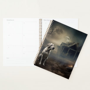 Labrador Halloween Scary Planner