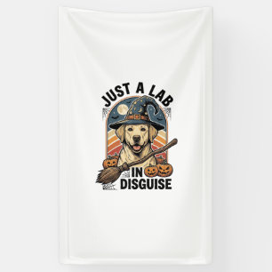 Labrador Halloween Shirt Vintage Witch Dog Costume Banner