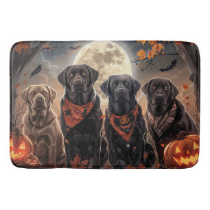 Labrador Halloween Spooky Bath Mat
