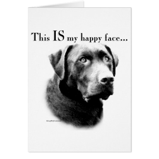 Labrador Happy Face (Front)