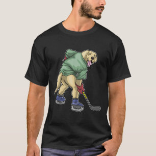 Labrador Ice hockey Ice hockey stick T-Shirt