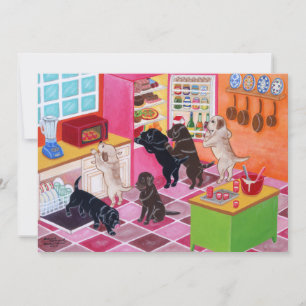 Labrador Kitchen Party Painting Invitation