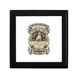 Labrador Lady Dog Crown Shield_1 Gift Box