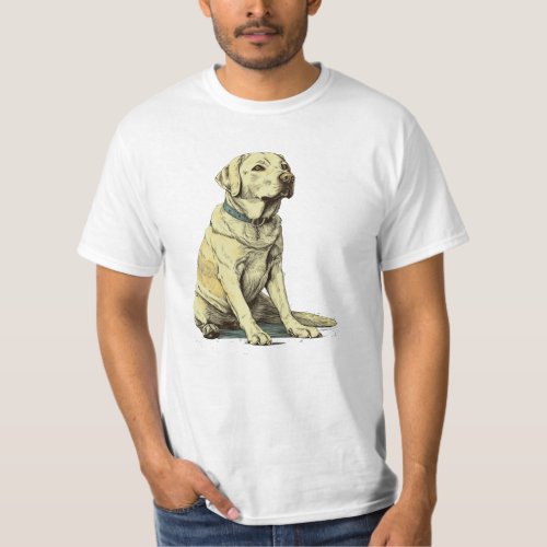 Labrador Love Apparel Vintage_style Clothing for  T_Shirt