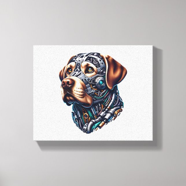 Labrador Lover Android Inspired Art Canvas Print (Front)