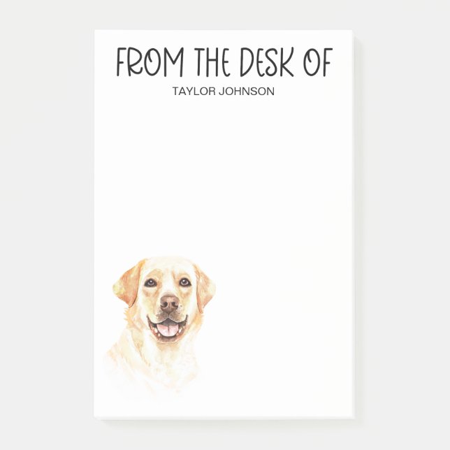Labrador Lover Post-it Notes (Front)