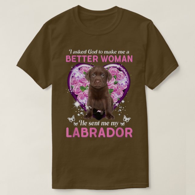 Labrador Mama Mom Dog Lover Owner Happy Mother's D T-Shirt (Design Front)