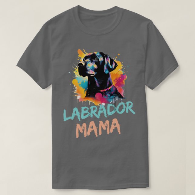 labrador mama T-Shirt (Design Front)