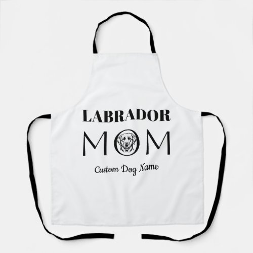 Labrador MOM Birthday Gift For Mom, Dog Mom Apron