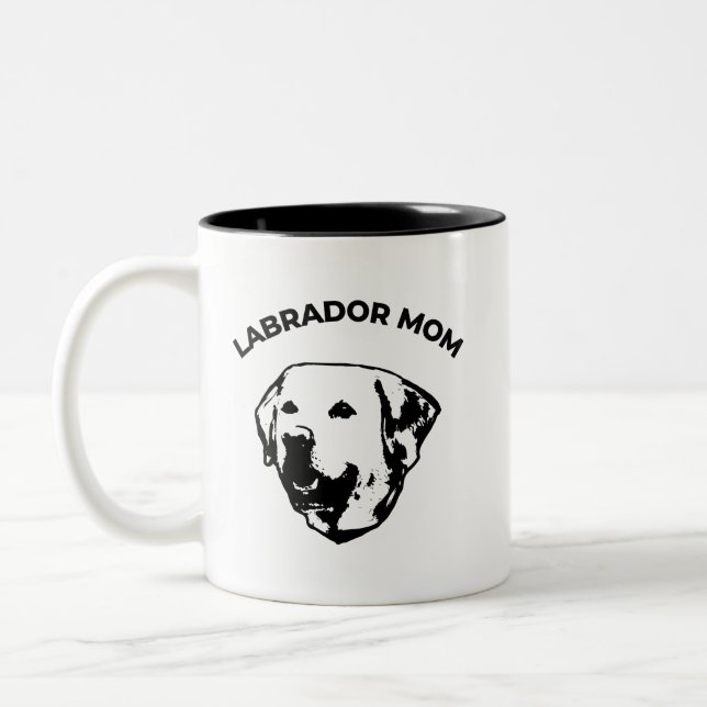 Labrador Mom Coffee Mug (Left)