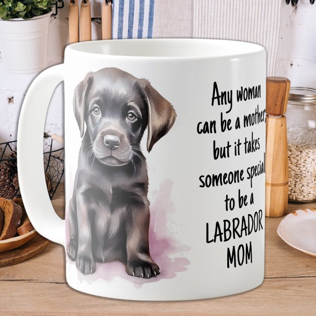 Labrador Mom Cute Trendy Puppy Dog Coffee Mug (Creator Uploaded)