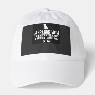 Labrador Mom Fueled by Coffee Chaos and Unconditio Hat