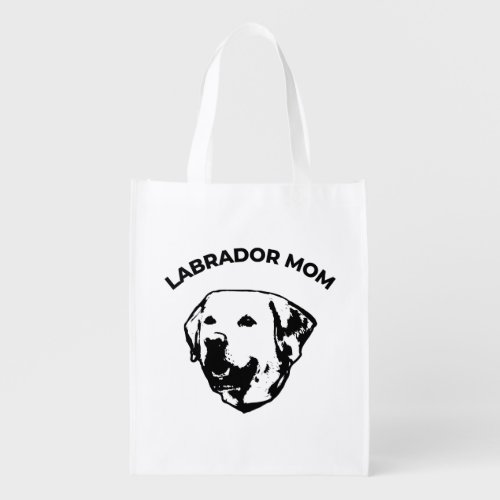 Labrador Mom  Grocery Bag