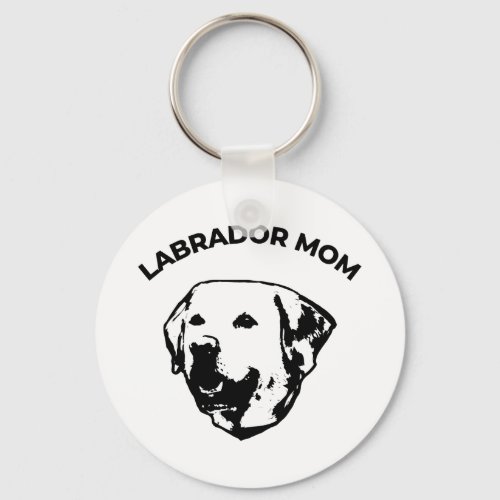 Labrador Mom   Keychain