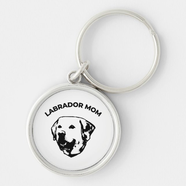 Labrador Mom Keychain (Front)
