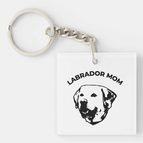 Labrador Mom  Keychain