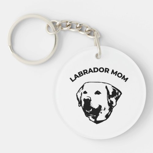 Labrador Mom  Keychain