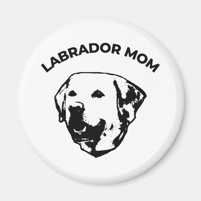Labrador Mom Magnet (Front)