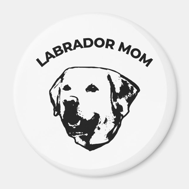 Labrador Mom  Magnet (Front)