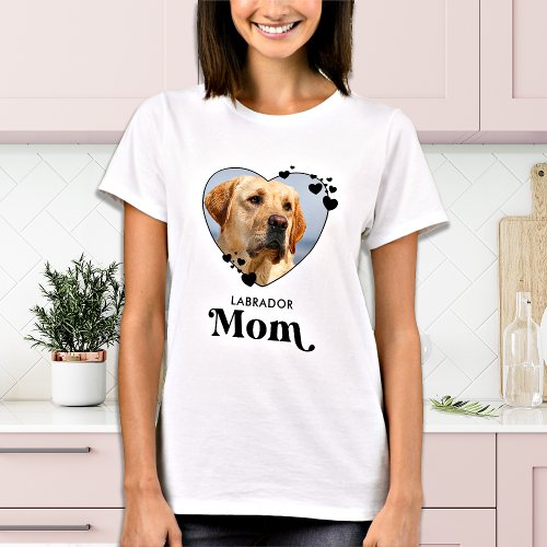 Labrador MOM Personalized Dog Lover Pet Photo T_Shirt