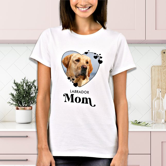 Labrador MOM Personalized Dog Lover Pet Photo T-Shirt (Creator Uploaded)