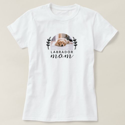 Labrador Mom Photo T_Shirt