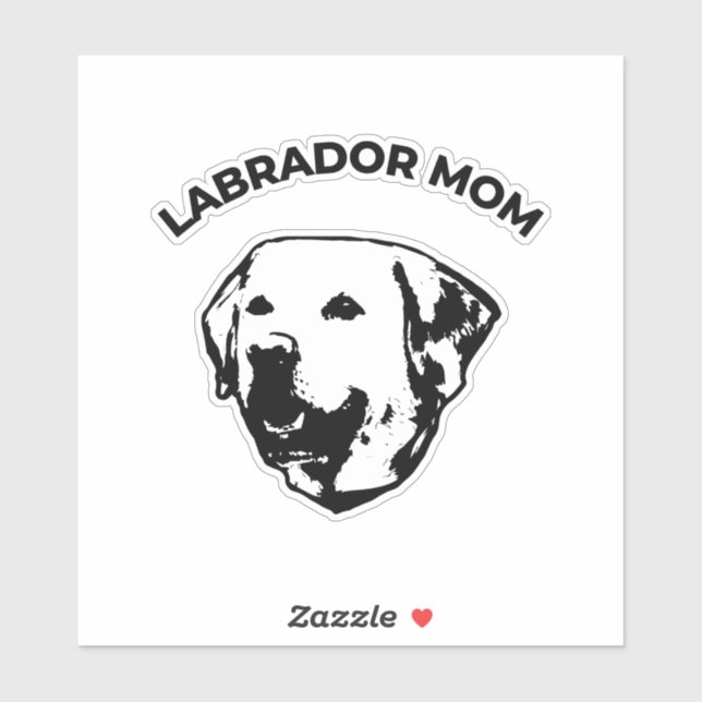 Labrador Mom Sticker (Sheet)