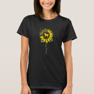 Labrador Mom Sunflower Labrador Retriever Dog Mom T-Shirt