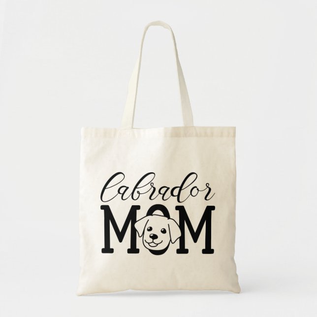 Labrador Mom Tote Bag (Front)