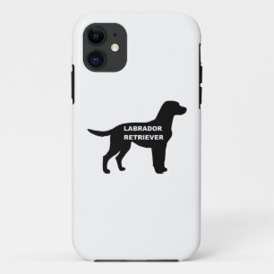 labrador name silhouette iPhone 11 case