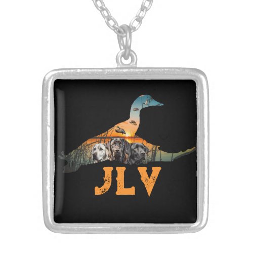 Labrador Necklace for Men Duck Hunting Necklace