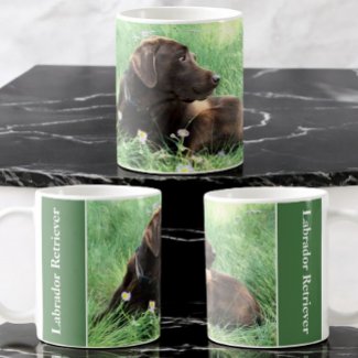 Labrador Photo Placeholder Side Handle Text 