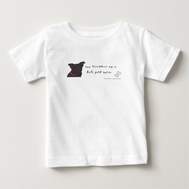 labrador pitbull mix baby T-Shirt (Front)